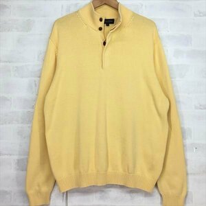 Brooks Brothers Brooks Brothers half button high‐necked long sleeve cotton knitted SIZE: M lemon MH632023110309