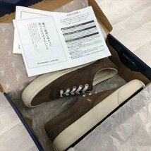 POLO RALPH LAUREN ラルフローレン RA32 箱有 本革 スウェード スニーカー SIZE:25.5cm ブラウン MH632023111302_画像9