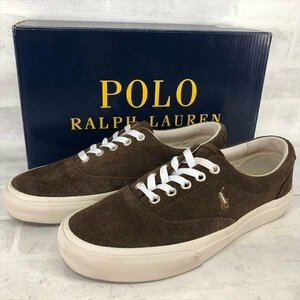 POLO RALPH LAUREN ラルフローレン RA32 箱有 本革 スウェード スニーカー SIZE:25.5cm ブラウン MH632023111302