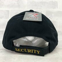 ROTHCO ロスコ タグ付き SECURITY ブラック ゴールド キャップ 帽子 SIZE : FREE ブラック MU632023111308_画像5