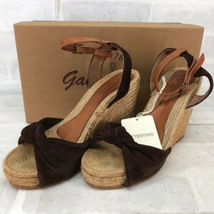 Espadrille by GAIMO ガイモ 箱/タグ有 NURI-AH スペイン製 スウェード ヤギ革 ウェッジソール サンダル SIZE: 35 MU632023112701