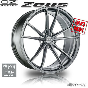 OZレーシング ゼウス グリジオコルサ 20インチ 5H112 10J+53 4本 66.46 業販4本購入で送料無料