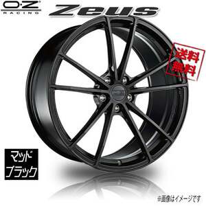 OZレーシング ゼウス マッドブラック 20インチ 5H112 10J+53 1本 66.46 業販4本購入で送料無料