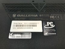 サードウェーブ ドスパラ GALLERIA ゲーミングノートPC 15.6型 FHD Win11Home Ryzen 7 4800H 16GB SSD512GB RTX2060 GR2060RGF-T 10173N_画像8