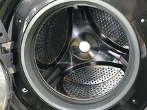 2021年製 シャープ SHARP ドラム式洗濯乾燥機 洗濯7kg 乾燥3.5kg 左開き 斜型 プラズマクラスター 自動おそうじ ES-S7F-WL YD11034N_画像3