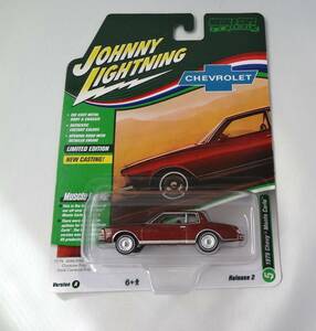 JOHNNY LIGHTNING　ジョニーライトニング　1/64　1979 Chevy Monte Carlo　Dark Carmine Poly　シェビー モンテカルロ　カーマイン　⑤