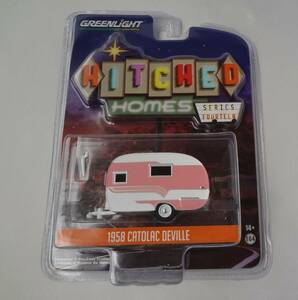 グリーンライト　GREENLIGHT　1/64　1958 CATOLAC DEVILLE　HITCHED HOMES　シリーズ14　カトラックデビル