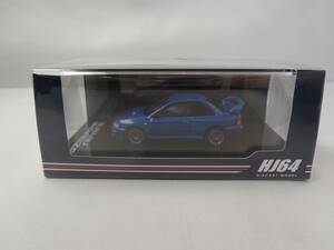 HOBBY JAPAN　ホビージャパン　1/64　SUBARU IMPREZA 22B STi Version GC8改 Euro Customized Ver.　Sonic Blue Mica　スバル インプレッサ