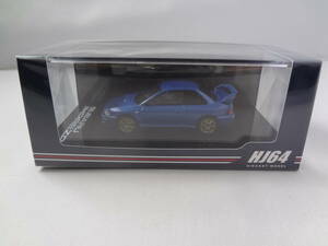 HOBBY JAPAN　ホビージャパン　1/64　SUBARU IMPREZA 22B STi Version GC8改 Rally Customized Ver. Sonic Blue Mica　スバル インプレッサ