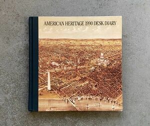 American Heritage 1990 Desk Diary 洋書 ダイアリー オールカラー挿絵