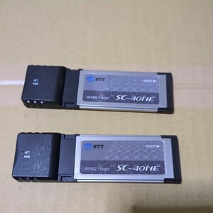 2個セット　 NTT 無線LANカード SC-40NE