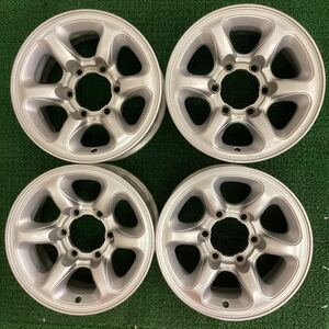 ミツビシ パジェロ純正アルミホイール15×7JJ+10 139.7-6H中古品4本