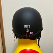 ショーティータイプのハーフヘルメット LUOK サイズXL 未使用試着のみ　マットブラック　BUCO BELL tt &co オーシャンビートル_画像5