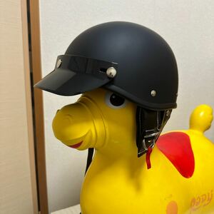 ショーティータイプのハーフヘルメット LUOK サイズXL 未使用試着のみ　マットブラック　BUCO BELL tt &co オーシャンビートル