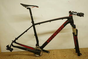 ☆SPECIALIZED Stump jumper HT MARATHON フレーム・パーツセット カーボンフレーム 2013 中古 USED BK RD スペシャライズド SRAM