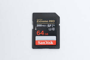 Sandisk サンディスク 64GB 200MB/s SD SDカード Extreme PRO SDXC UHS-I V30 U3 デジカメ カメラ 記録カード