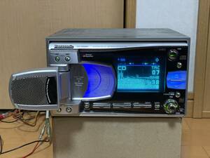 希少動作品□パナソニック製2DIN CD/MDデッキ CQ-VX5000D 動作確認済み アナログメーター、クレイジーコブラ