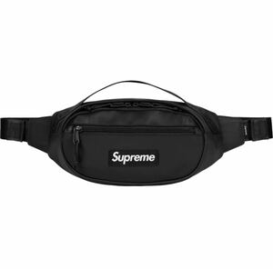Supreme Leather Waist Bag レザー ウエストバッグ 黒 ブラック 2.5L Black 2023 AW FW 新品未使用