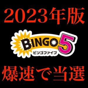 ☆2023年版☆当たらないと思っていませんか？ビンゴ5を頻繁に当選させる数字の選び方/バイナリーオプション,せどり,転売,副業,在宅ではない