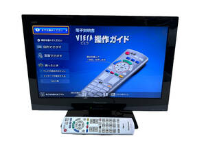 2011年製 Panasonic ビエラ 19インチ 液晶テレビ TH-L19C3-K ブラック リモコン付き パナソニック