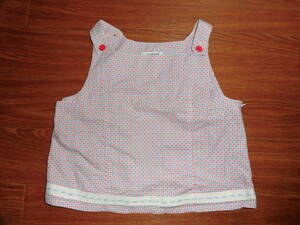  Cacharel * light blue red check. camisole *8 -years old 130