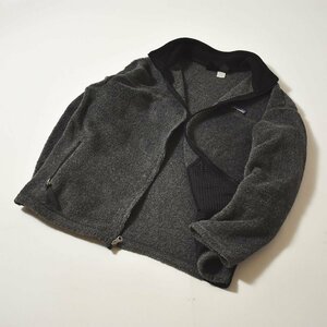 ♪01年製 オールド USA製 パタゴニア patagonia シャギー フリース ライナー ジャケット XL グレー アウトドア ビンテージ キッズサイズ♪