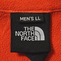 ★NL45104 ノースフェイス THE NORTH FACE POLARTEC ポーラーテック フリース ジャケット LL オレンジ アウトドア ジャンパー 防寒着★_画像4