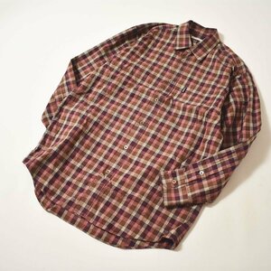 ★日本製 90s 古着 ヴィンテージ オールド バーバリー BURBERRY シャツ M チェック柄マルチカラー 90年代 レトロ old vintage ★