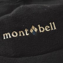 ★防寒 保温 モンベル mont-bell 耳当て付 フリース クリマプラス200 O.D キャップ 58-60ｃｍ ブラック メンズ 帽子 防寒着 中厚手★_画像5