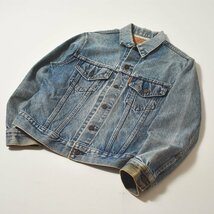 ★70s USA製 リーバイス Levi’s 70505 デニムジャケット Gジャン オレンジタブ スモールe ボタン裏刻印527 ヴィンテージ 4th★_画像1