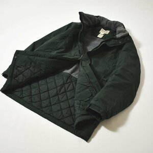 ★90s 00s オールド エルエルビーン L.L.Bean 中綿 フリース裏 ナイロン シェルド フィールド ジャケット M GRN ビンテージ アウトドア★