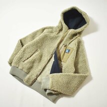 ♪モコモコ 防寒保温 ヘリーハンセン HELLY HANSEN ダブルジップ ボア フリース レトロ フーデッド ジャケット WM レディース アウトドア♪_画像1