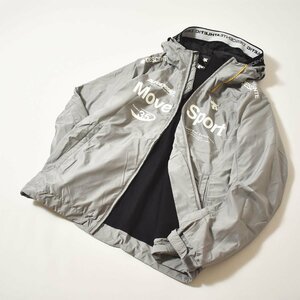 ★中綿 起毛裏地 デサント DESCENTE Move Sport ムーブスポーツ トラック トップ パーカ S ウィンド ブレーカー ジャケット ジャンパー★