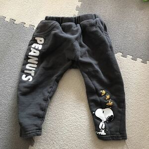 shi... младенец baby Snoopy тренировочный брюки . серый 