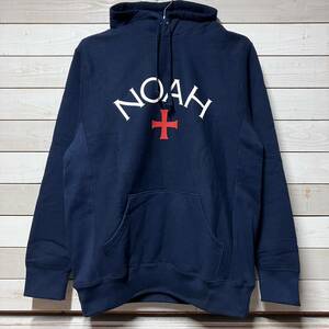 SIZE L NOAH NYC HOODIE NAVY MADE IN CANADA ノア ニューヨーク シティ フーディー パーカー ネイビー カナダ製