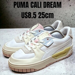 PUMA CALI DREAM プーマ カリ 25cm 厚底スニーカー ホワイト　レディーススニーカー　PUMAスニーカー　厚底