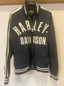 Harley Davidson ☆ 春夏秋 ロゴ入 ジャケット ブルゾン M