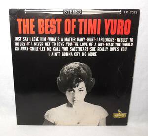 TIMI YURO/ティミ・ユーロー[ザ・ベスト・オブ・ティミ・ユーロー]赤盤 LP レコード ポップス、ブルー・アイド・ソウル・ガール・シンガー