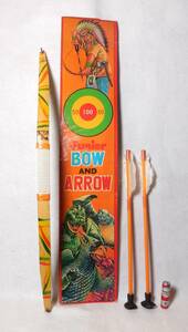 ジュニア 弓矢/Junior Bow And Arrow 怪獣対インディアン ゴジラ ぺギラ ガッパ 怪獣 台紙絵 袋入り