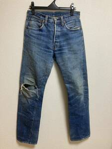 【希少】リーバイス 501XX W33 L36 ボタン555 米国製 サンフランシスコ カリフォルニアvintage ビンテージ levis Levi's デニム