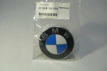 BMWマーク・エンブレム(ボンネット用) 純正品(5114-8132-375) 82mm 未使用！_画像1