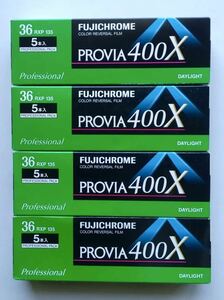 FUJICHROME PROVIA 400X 135-36枚撮り 1箱5本入りを4箱の全部で20本