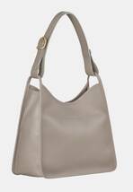 【新品】ロンシャン LONGCHAMP Le Foulonne M Hobo Bag タートルドーブ　カウハイドレザー_画像1