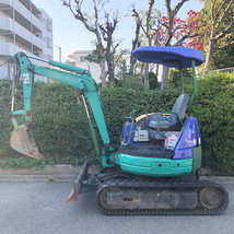 マ仲f697 コマツ 0.1油圧ショベル『PC20MR-1』2トンクラス/ミニユンボ【バックホー/パワーショベル/KOMATSU】_画像2