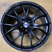 C133 RAYS HOMURA2×7 8.5J 19インチ 5H 114.3 +38 4本 レイズ ホムラ ATZ 限定カラー 中古アルミホイール_画像9