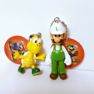 スーパーマリオ グッズ マスコットフィギュア セット ノコノコ ルイージ キーチェーン