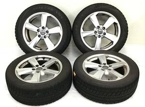 4本セット 17インチ アウディ Q2 純正 ホイール 7J×17H2 112 5H 45 スタッドレス タイヤ BRIDGESTONE BLIZZAK VRX 215/55R17 2014年製