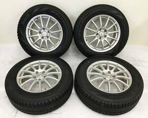 4本セット 2020年製 225/65R17 スタッドレス PIRELLI ICE ASIMMETRICO PLUS ホイール ZEPHYR 17×7J 114.3 5H 38 17インチ エクストレイル