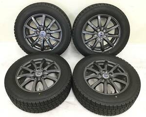 4本セット 2021年 215/60R16 スタッドレス タイヤ グッドイヤー アイスナビ 7 ホイール D.O.S. 16×6.5J 114.3 5H 53 ベゼル 冬 16インチ