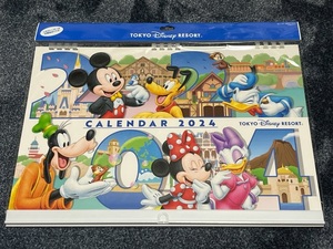 ディズニー★2024年_壁掛けカレンダー_東京ディズニーリゾート（TDR）